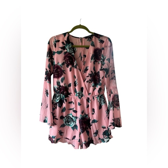 Forever 21 Floral Romper size M - Picture 1 of 2